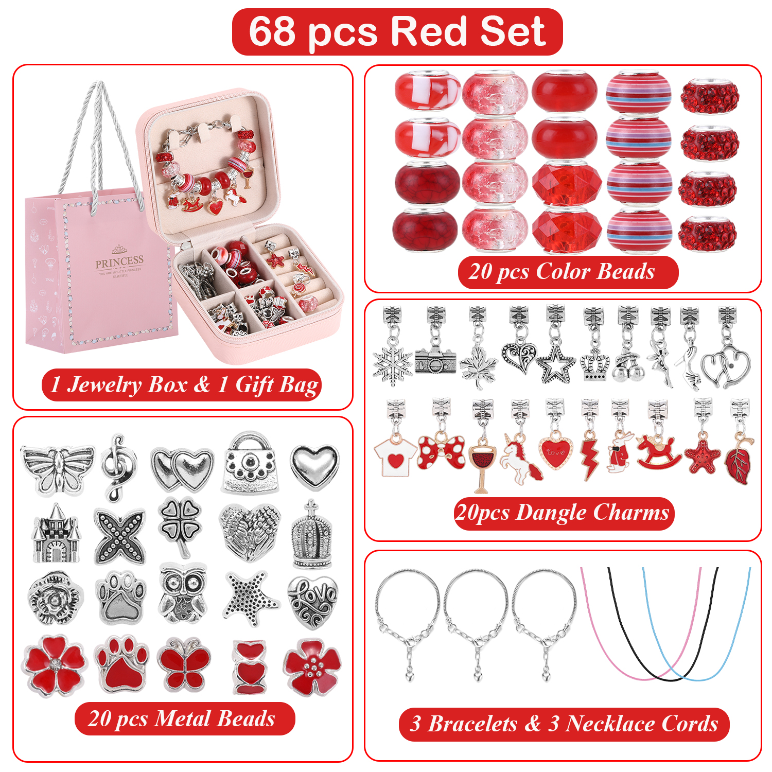 68-Piece Beaded Bracelet Makin - огляд і ціна Crafting Resin