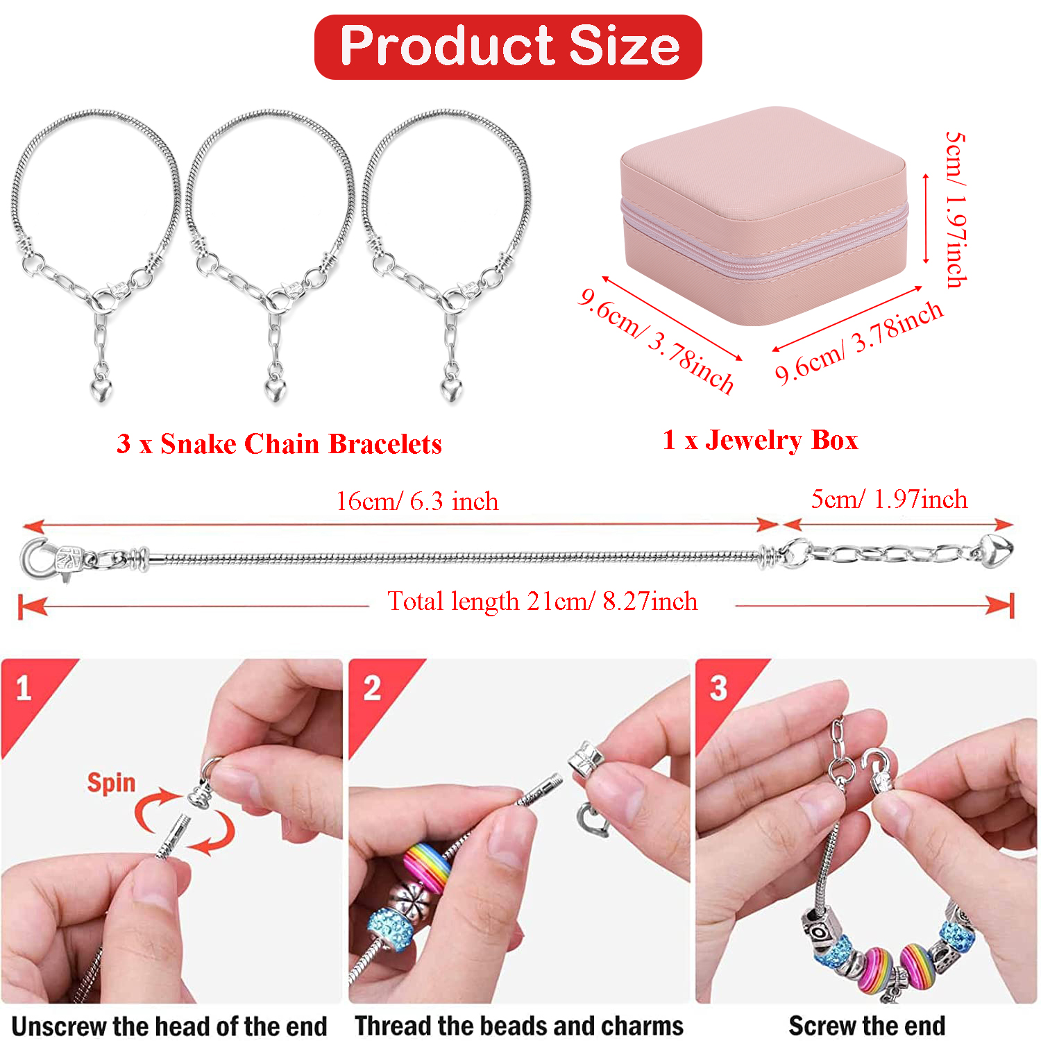 68-Piece Beaded Bracelet Makin - огляд і ціна Crafting Resin