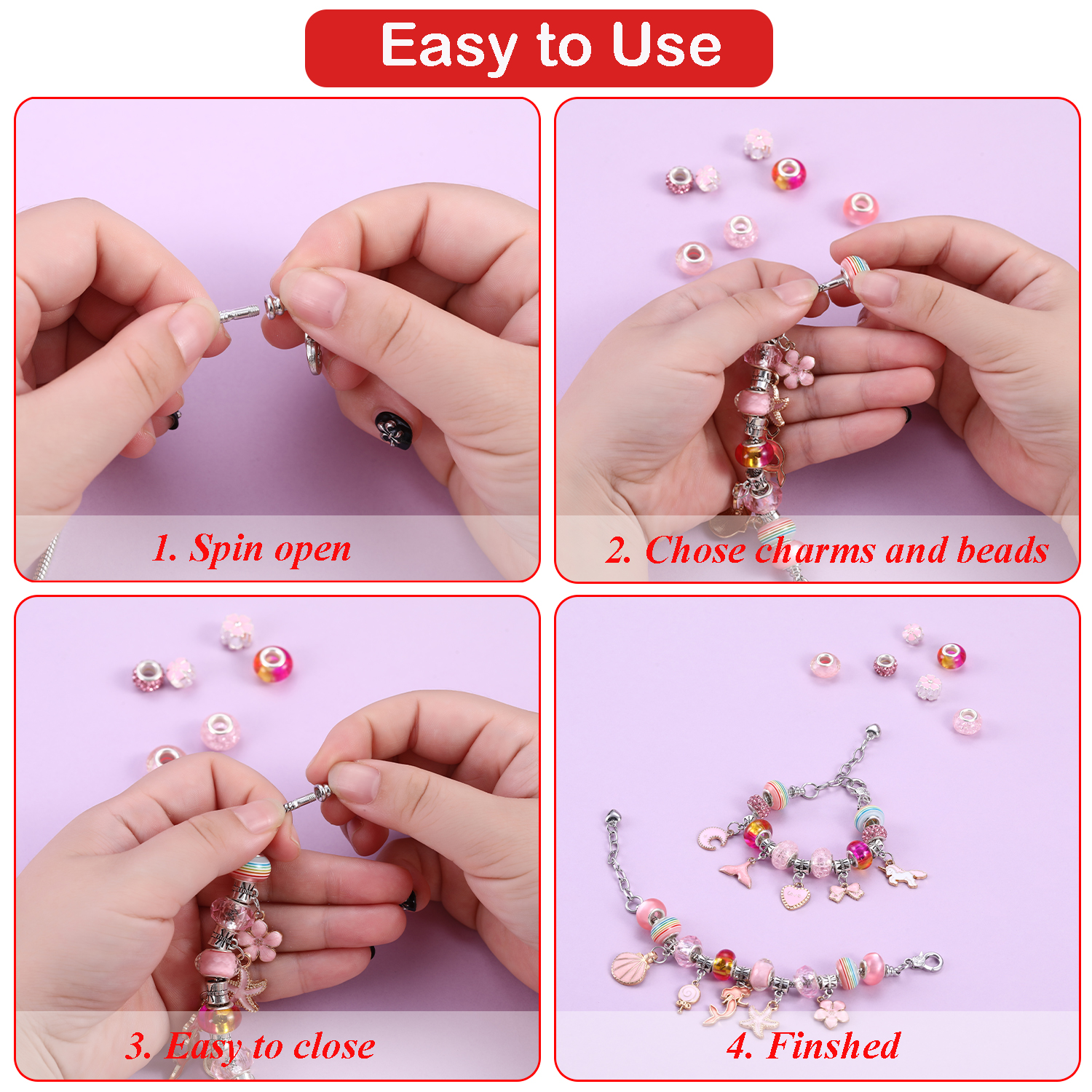 68-Piece Beaded Bracelet Makin - огляд і ціна Crafting Resin