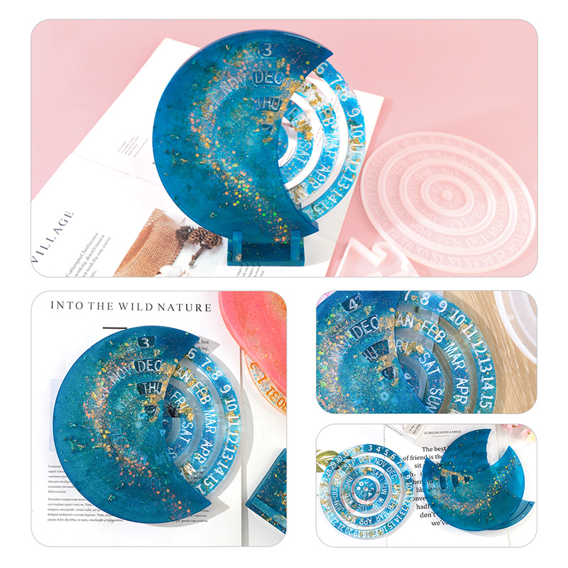 New Style Rotatable Moon Shape - огляд і ціна Resin Ocean Wave Mold
