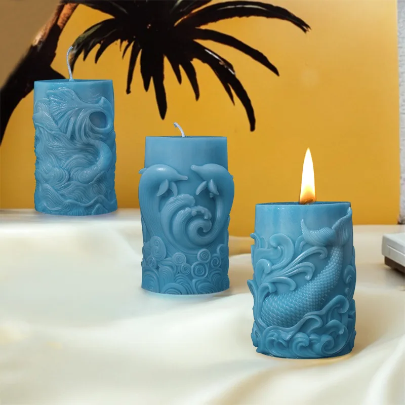 2024 ocean wave foam cylindric - огляд і ціна Resin Ocean Wave Mold