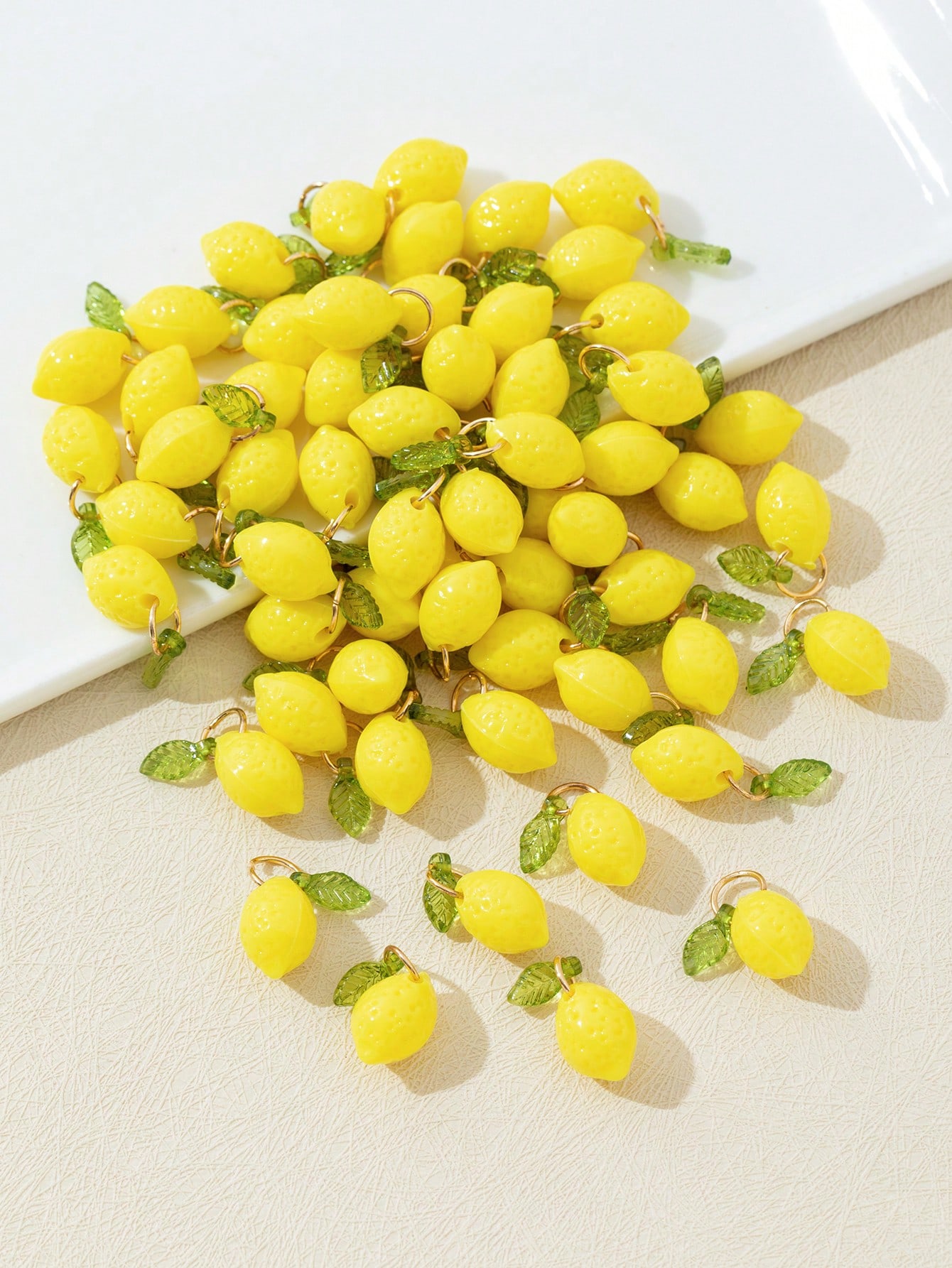 10Pcs 3D Lemon Resin Charms Pe - огляд і ціна Resin Craft Material