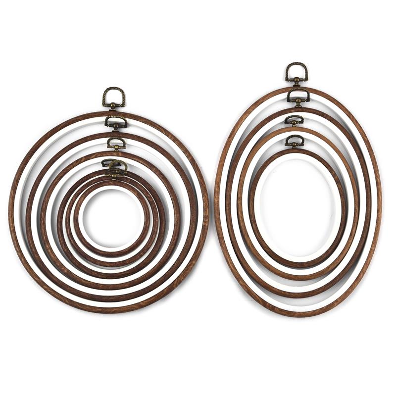 Sewing Tool Round Oval Wooden  - огляд і ціна Wood Ring Blank