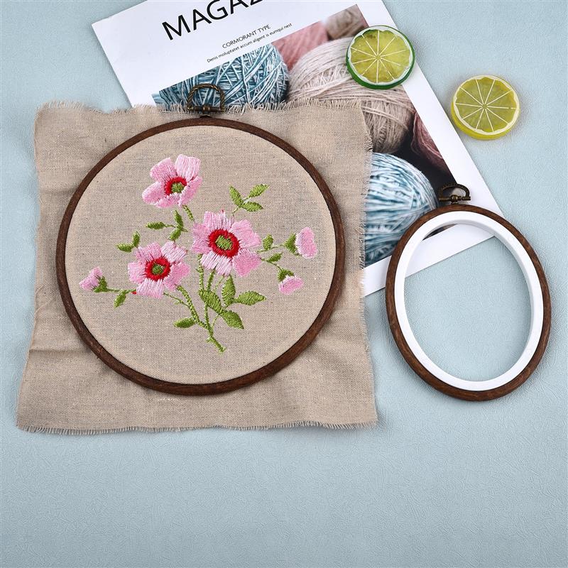 Sewing Tool Round Oval Wooden  - огляд і ціна Wood Ring Blank