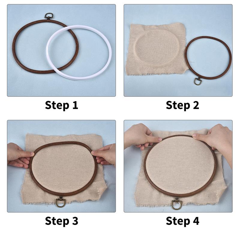 Sewing Tool Round Oval Wooden  - огляд і ціна Wood Ring Blank