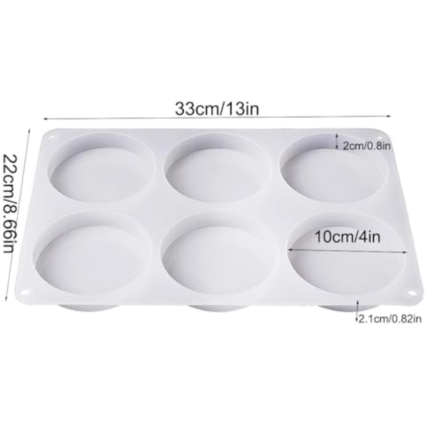 6-Cavity Deep Round Coaster Si - огляд і ціна Flower Preservation Resin