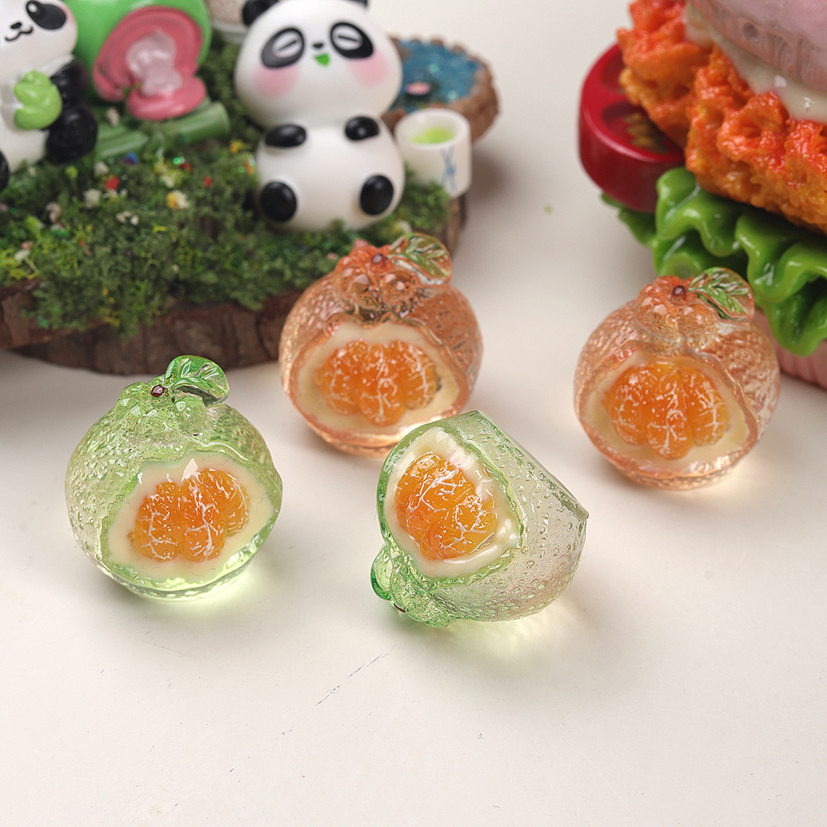 10pcs Cartoon 3D Resin Simulat - огляд і ціна Flower Preservation Resin