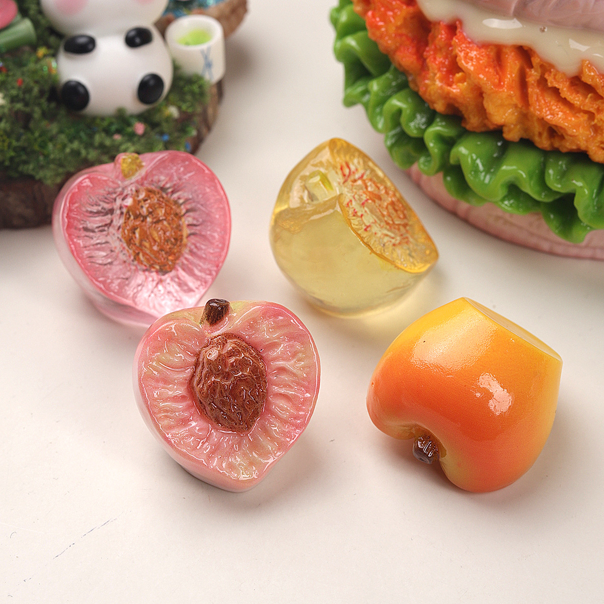 10pcs Cartoon 3D Resin Simulat - огляд і ціна Flower Preservation Resin