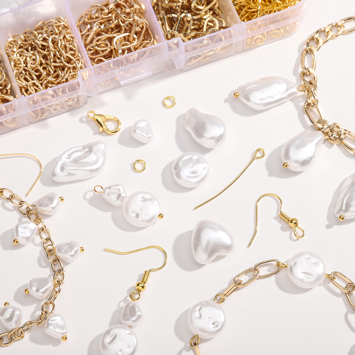 179/366pcs 1Box ABS Irregular  - огляд і ціна Resin Jewelry Kit