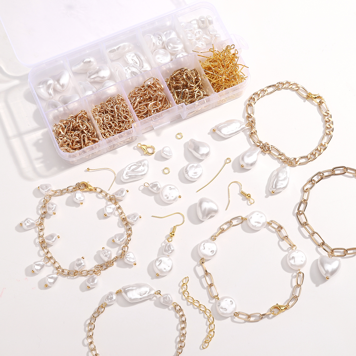 179/366pcs 1Box ABS Irregular  - огляд і ціна Resin Jewelry Kit