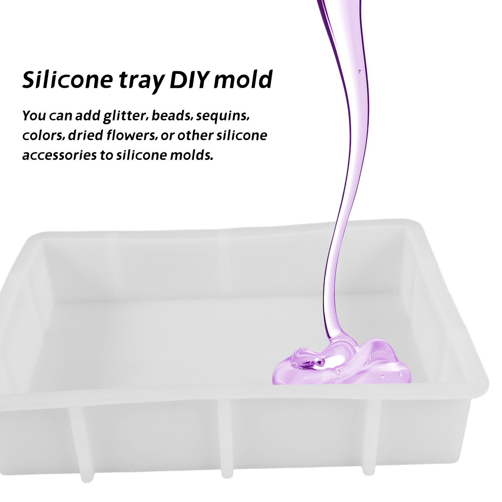 Large Rectangle Resin Silicone - огляд і ціна Flower Preservation Resin