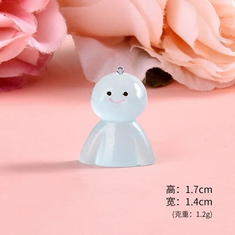 10Pcs Glow In Dark Cartoon Dol - огляд і ціна Resin Craft Material
