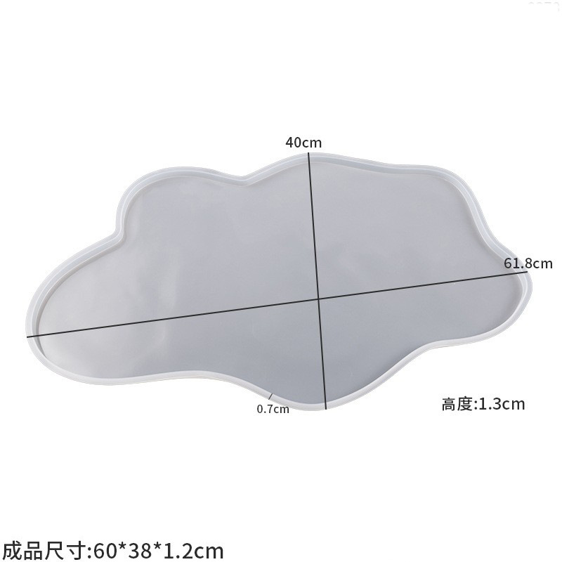Large 61cm Irregular tray epox - огляд і ціна Resin Ocean Wave Mold