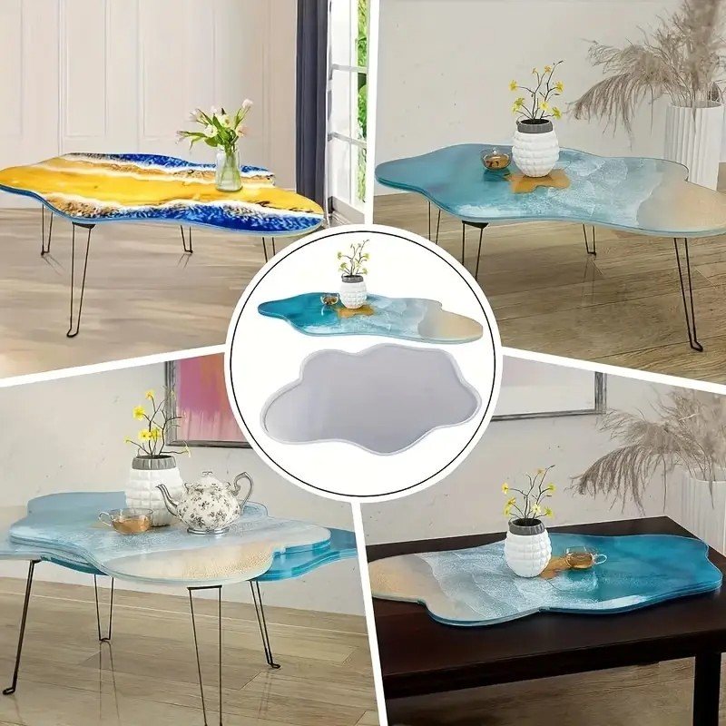 Large 61cm Irregular tray epox - огляд і ціна Resin Ocean Wave Mold