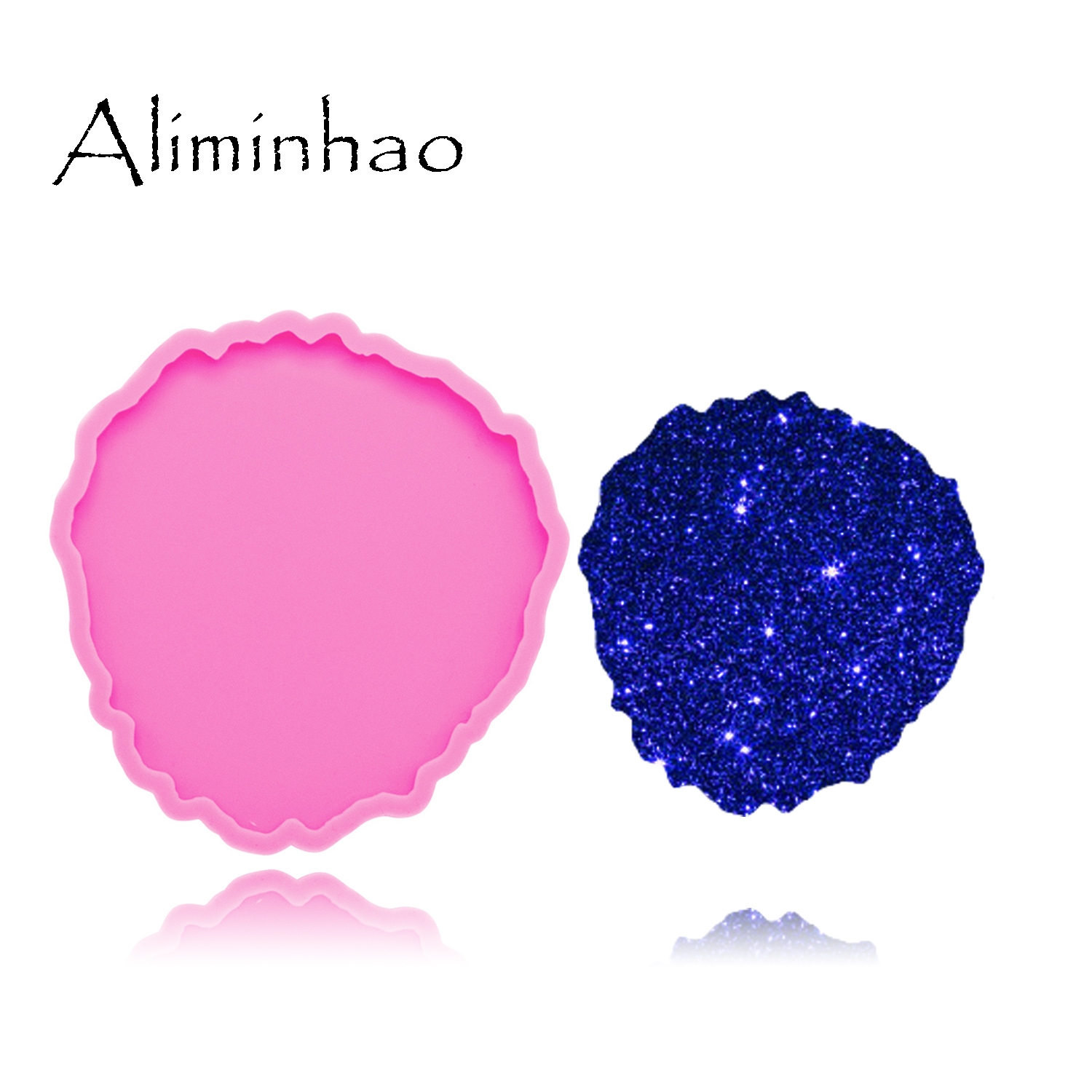 DY0278 Shiny High quality roun - огляд і ціна Geode Mold Silicone