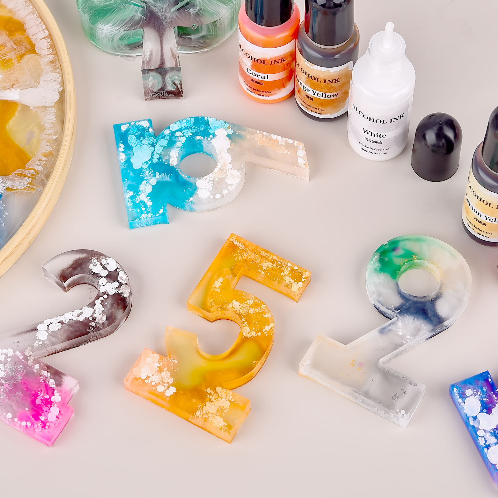 1set Art Ink Alcohol Epoxy Res - огляд і ціна Resin Dye Alcohol