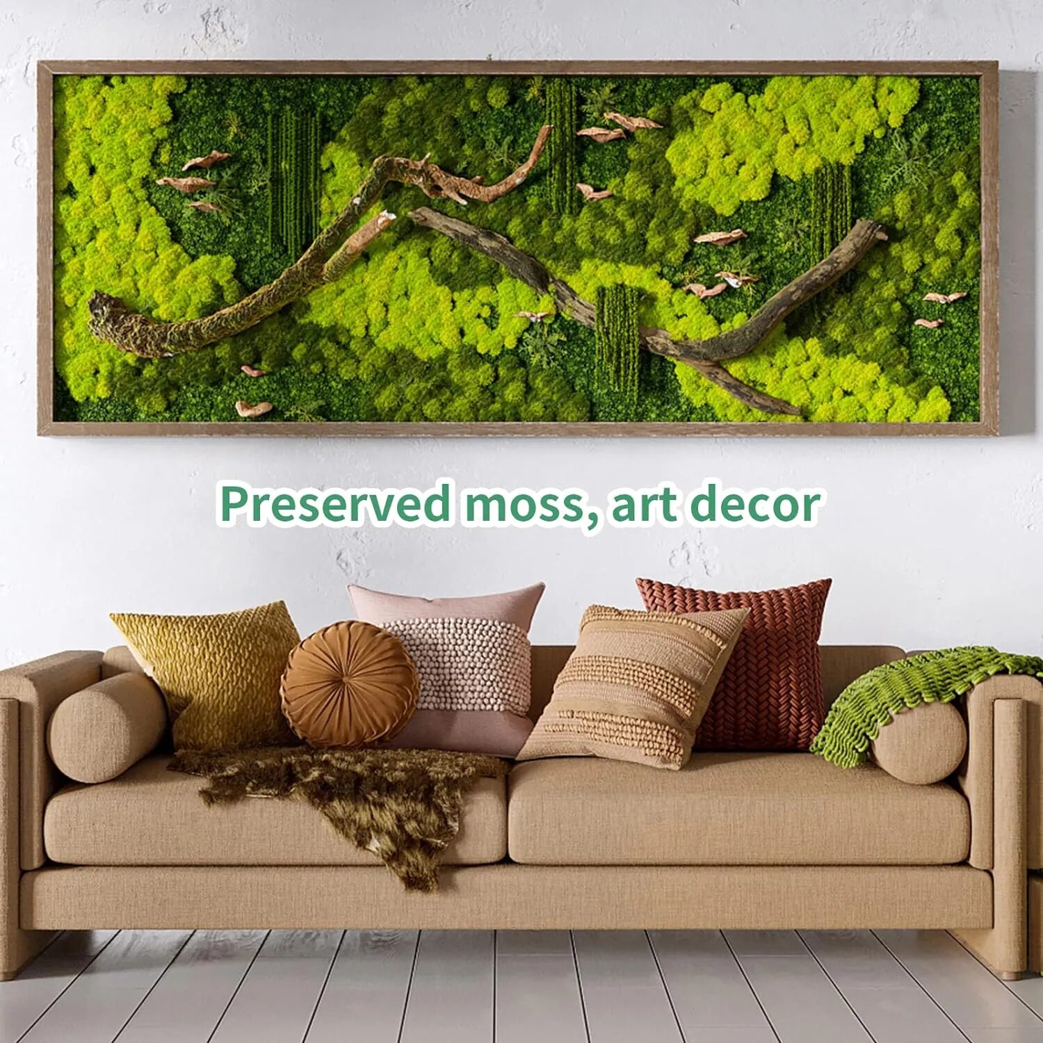 Artificial Green Plants Eterna - огляд і ціна Terrarium Moss Art