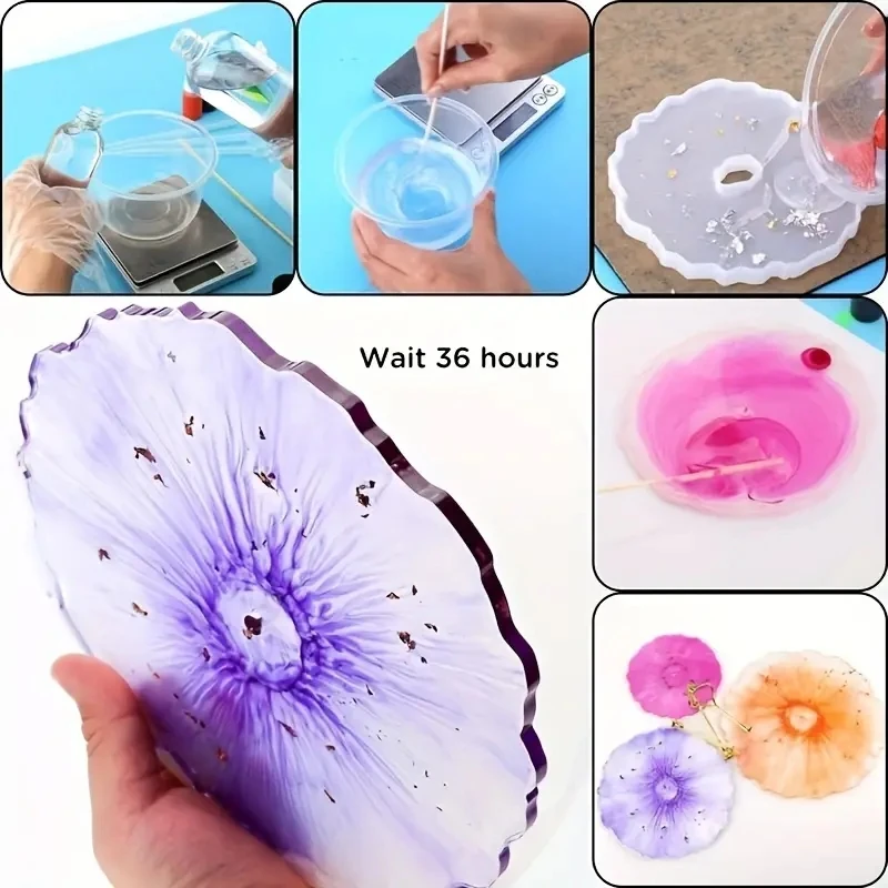 3 Tier Resin Mold, Thick Cake  - огляд і ціна Geode Mold Silicone