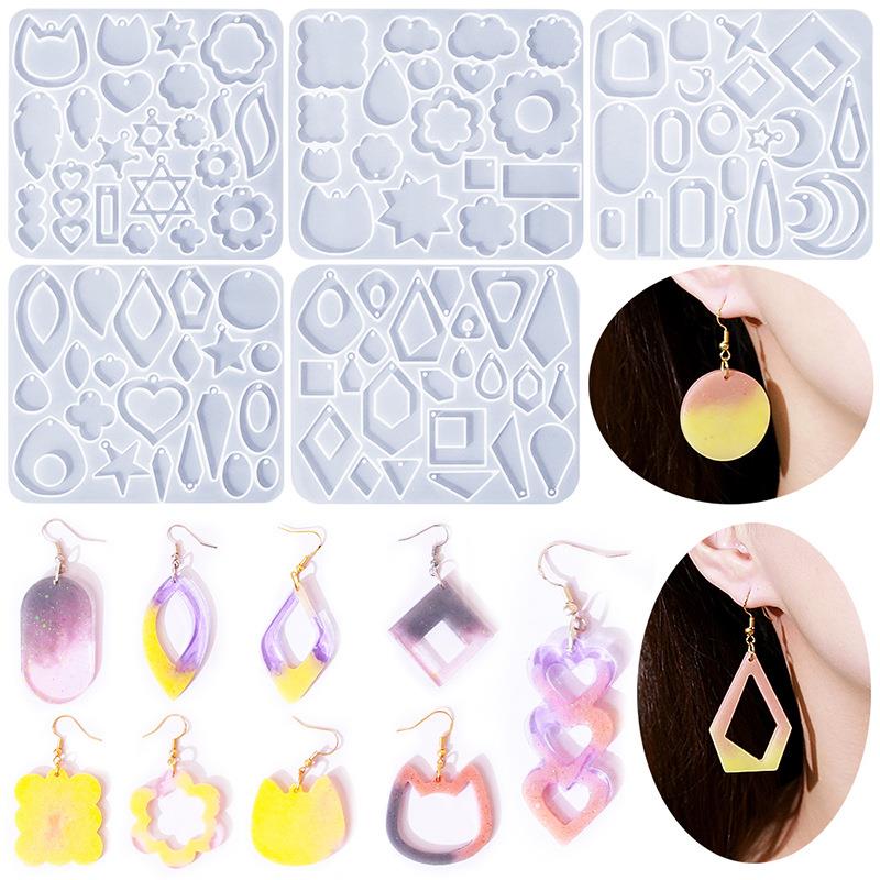 Geometry Earring Pendant Silic - огляд і ціна Resin Ocean Wave Mold