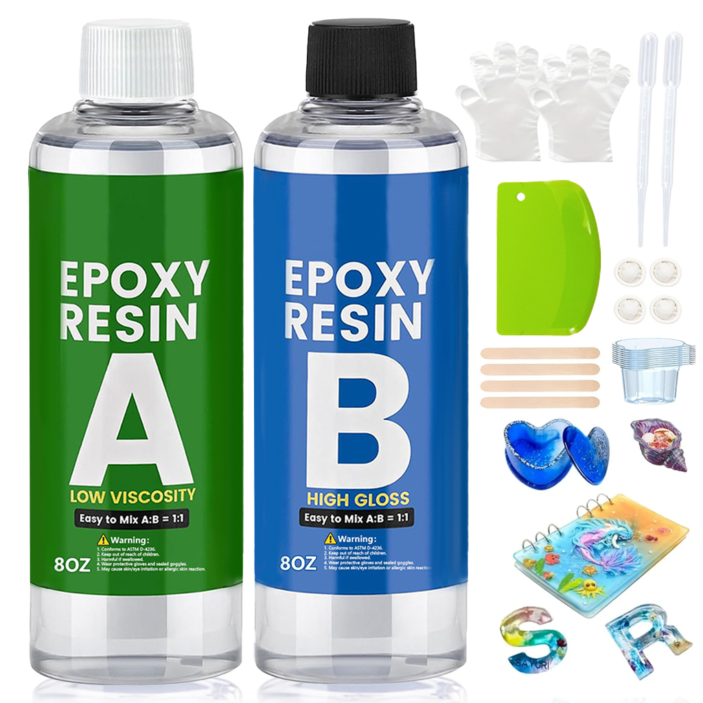 250ml-1000ml Epoxy Resin Casti - огляд і ціна Resin Jewelry Kit