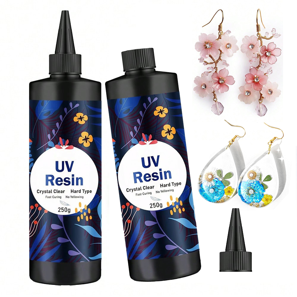 250g/500g UV Resin Clear Hard  - огляд і ціна Resin Jewelry Kit