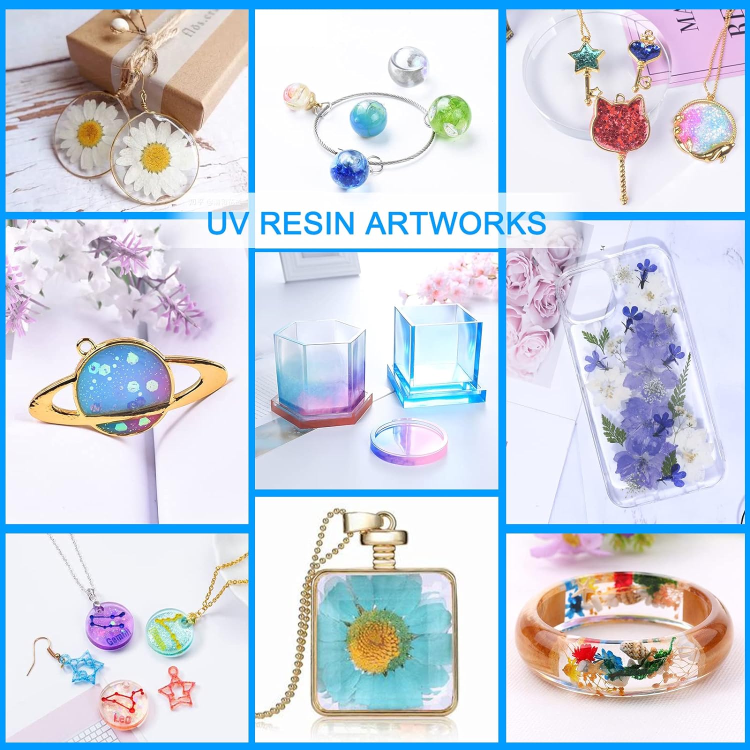 250g/500g UV Resin Clear Hard  - огляд і ціна Resin Jewelry Kit