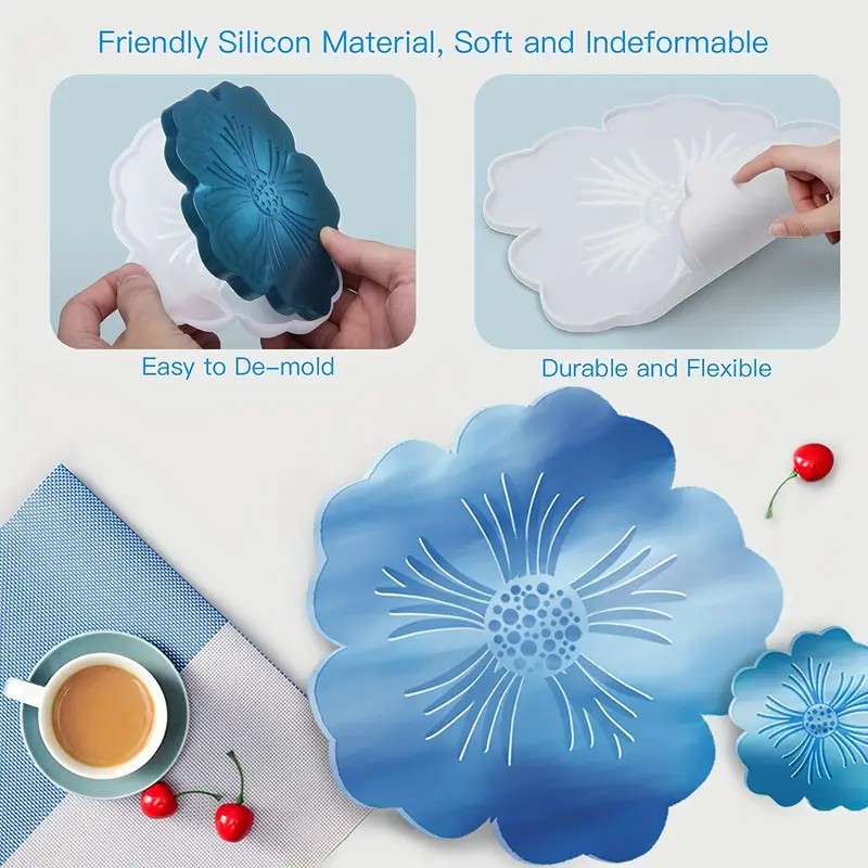 DIY Sakura Shaped Resin Mold - - огляд і ціна Geode Mold Silicone