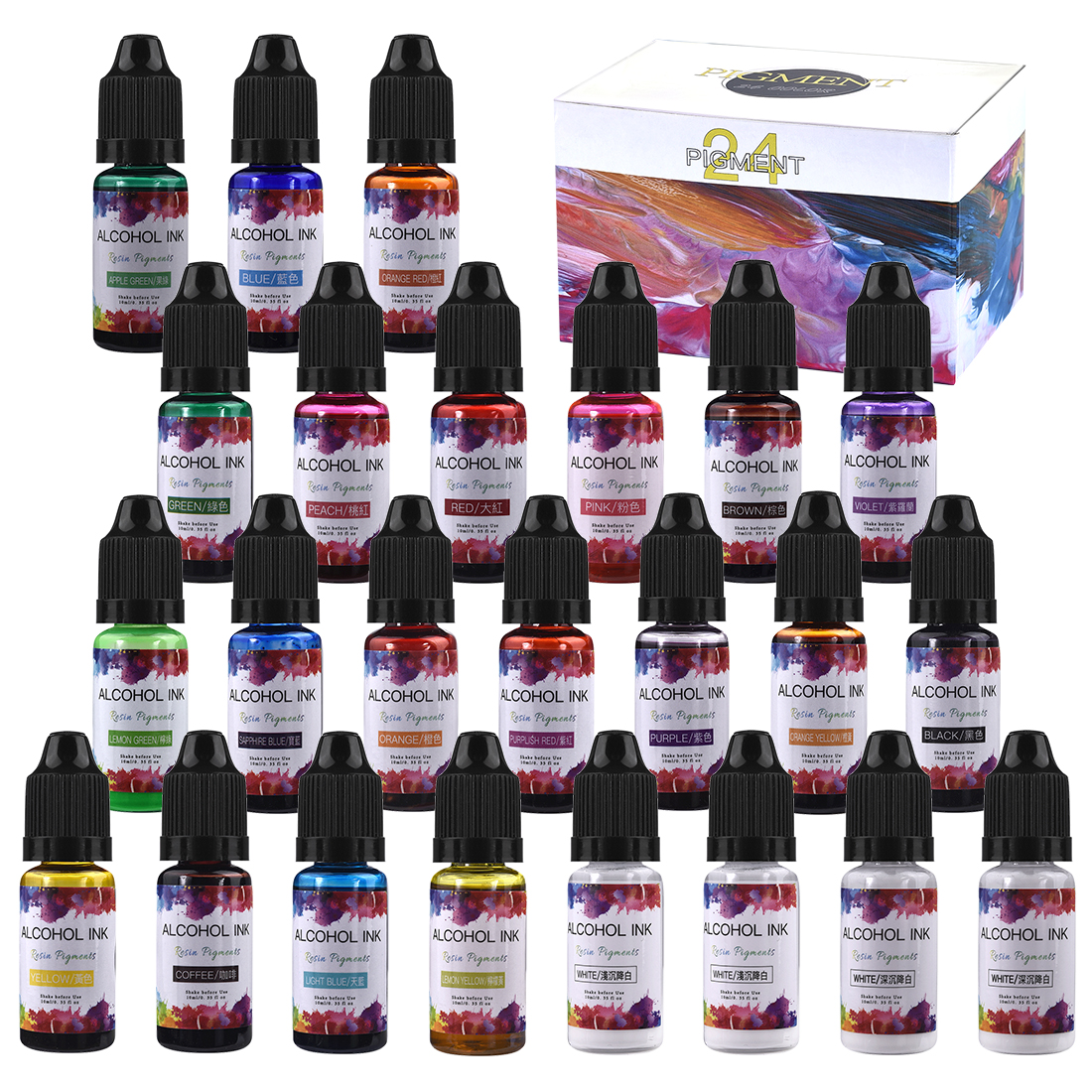 10ML Art Ink Alcohol Resin Pig - огляд і ціна Resin Dye Alcohol