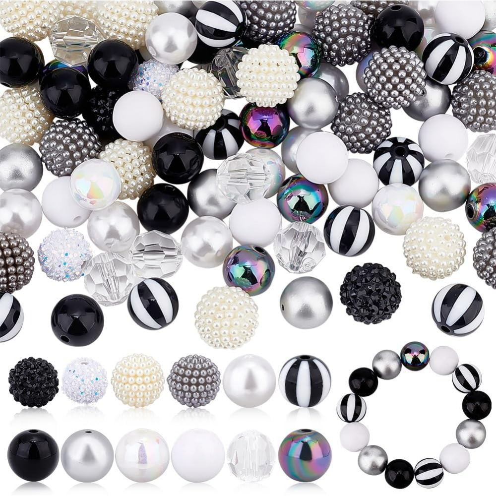 106pcs Chunky Beads 12 Styles  - огляд і ціна Crafting Resin