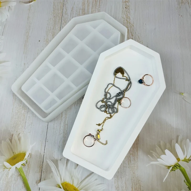 Halloween Coffin Resin Mold Tr - огляд і ціна Serving Tray Mold