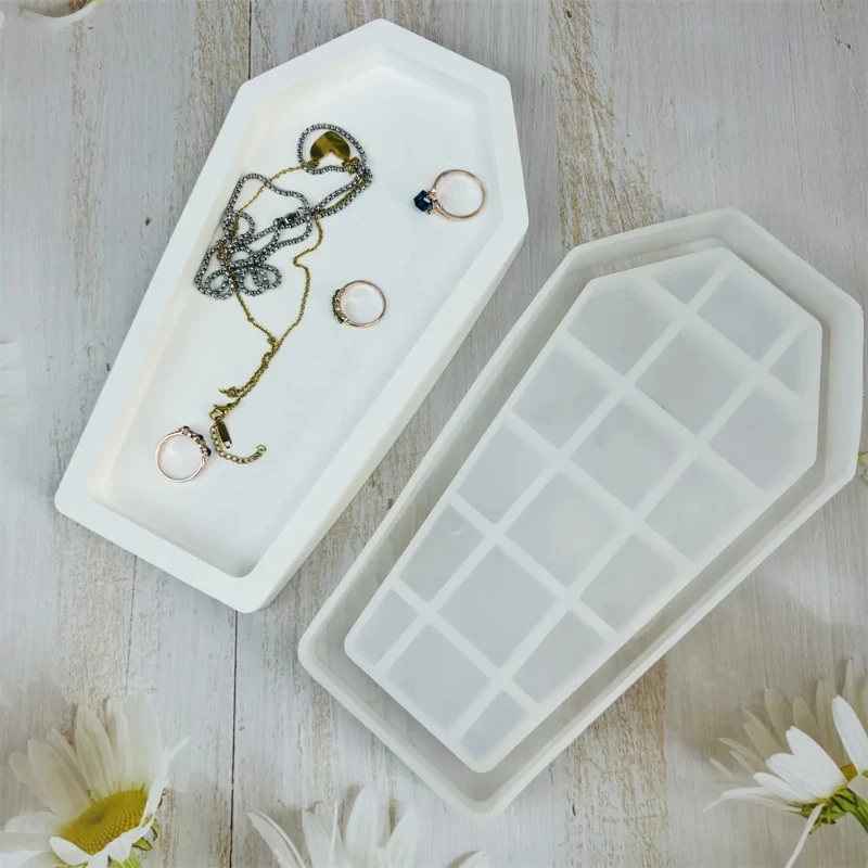 Halloween Coffin Resin Mold Tr - огляд і ціна Serving Tray Mold