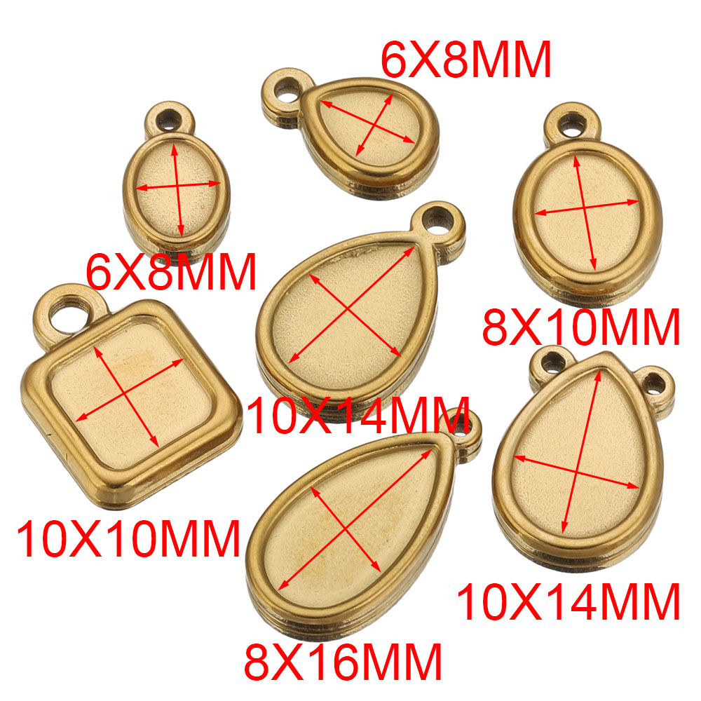 5pcs Stainless Steel Square Dr - огляд і ціна Resin Craft Supplies