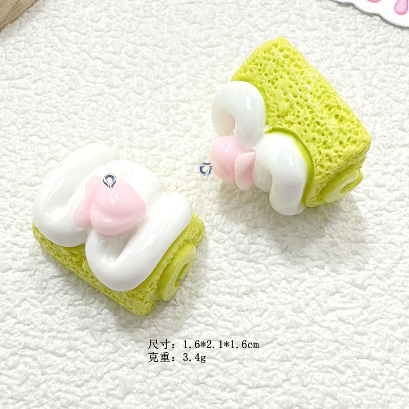 10Pcs Mini Simulated Cute Cake - огляд і ціна Resin Craft Material