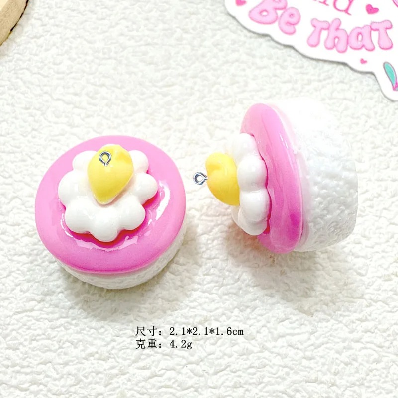 10Pcs Mini Simulated Cute Cake - огляд і ціна Resin Craft Material