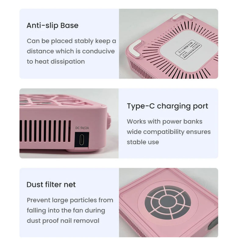Rechargeable Nail Dust Collect - огляд і ціна Vacuum Chamber Small