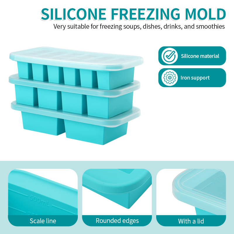 2 or 3-piece Silicone Freezer  - огляд і ціна Serving Tray Mold