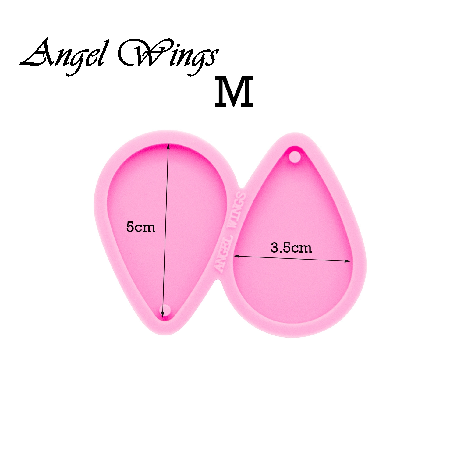 Shiny Tear Drop Hoop Earrings  - огляд і ціна Geode Mold Silicone