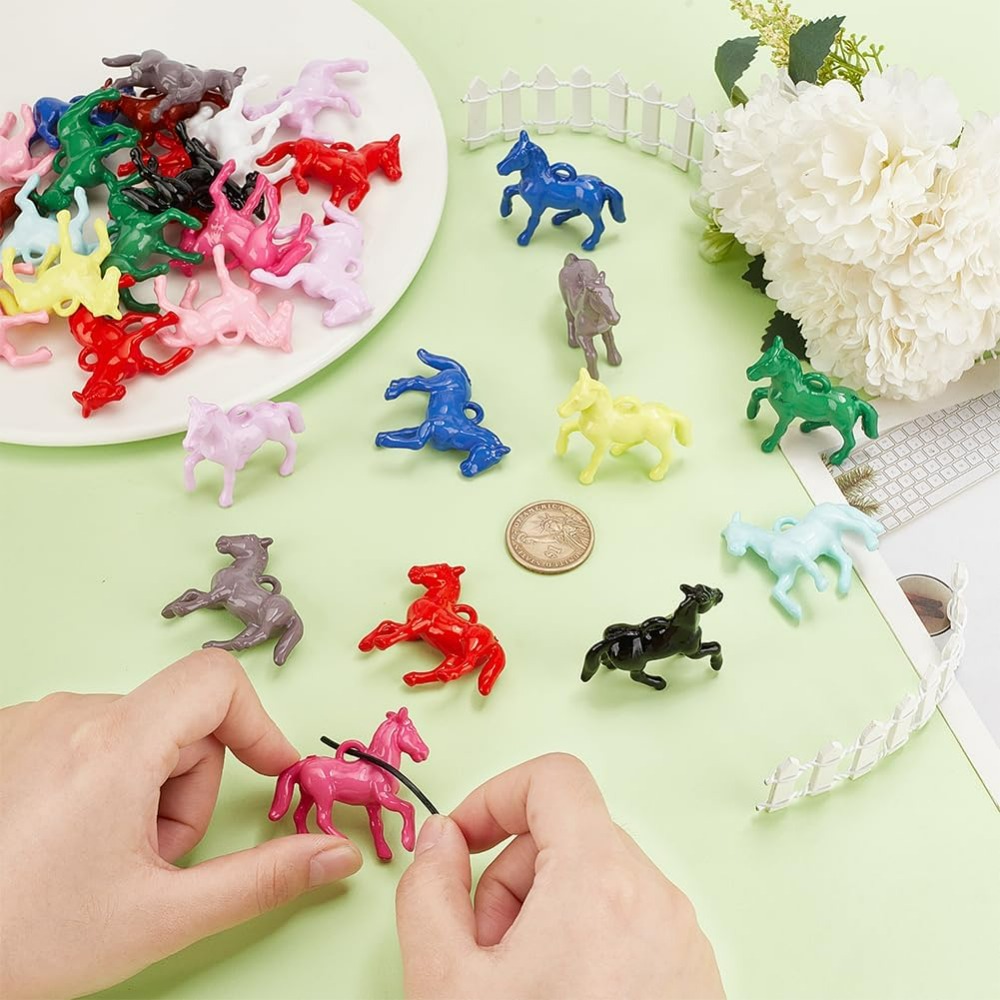 48pcs Opaque Acrylic Pendants  - огляд і ціна Crafting Resin