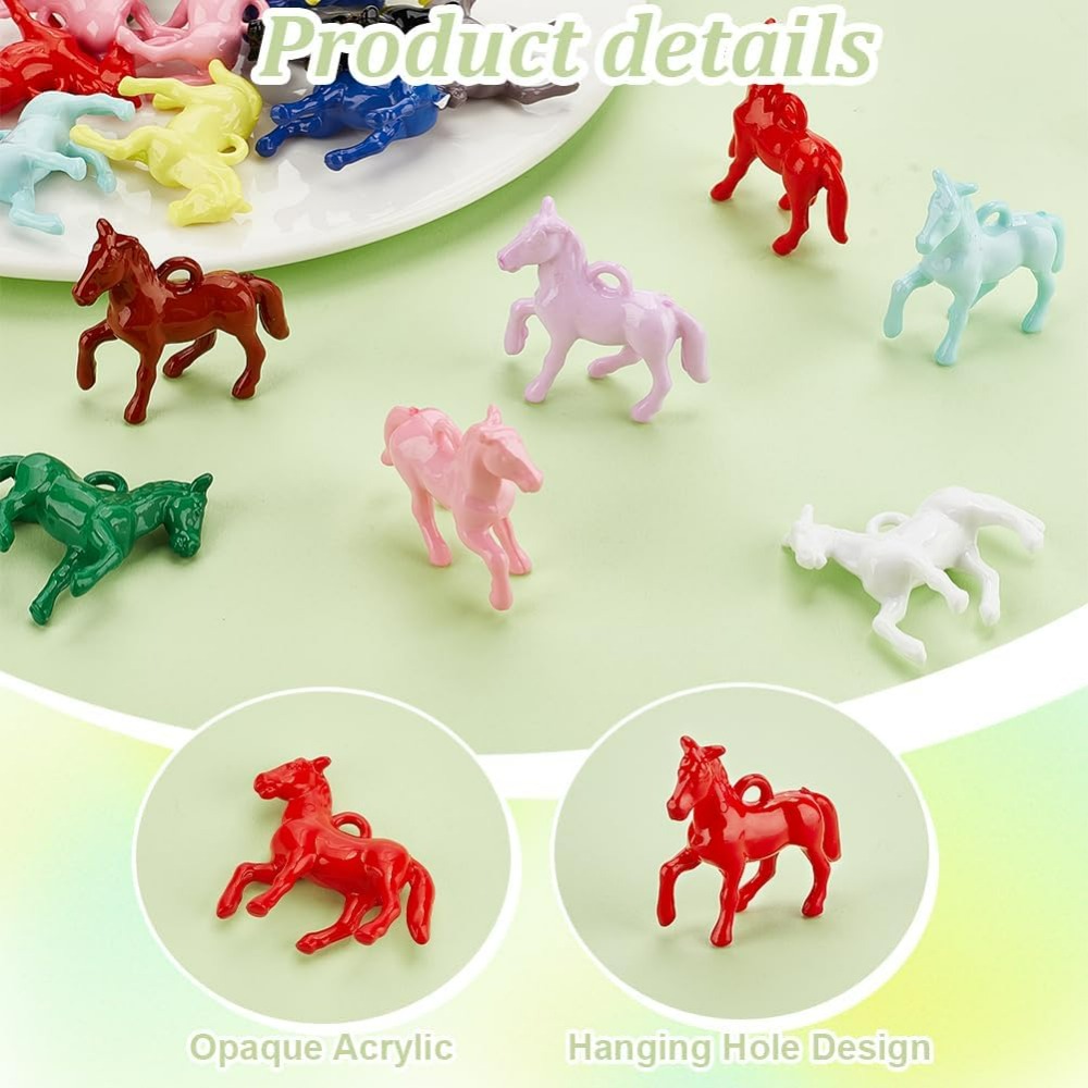 48pcs Opaque Acrylic Pendants  - огляд і ціна Crafting Resin