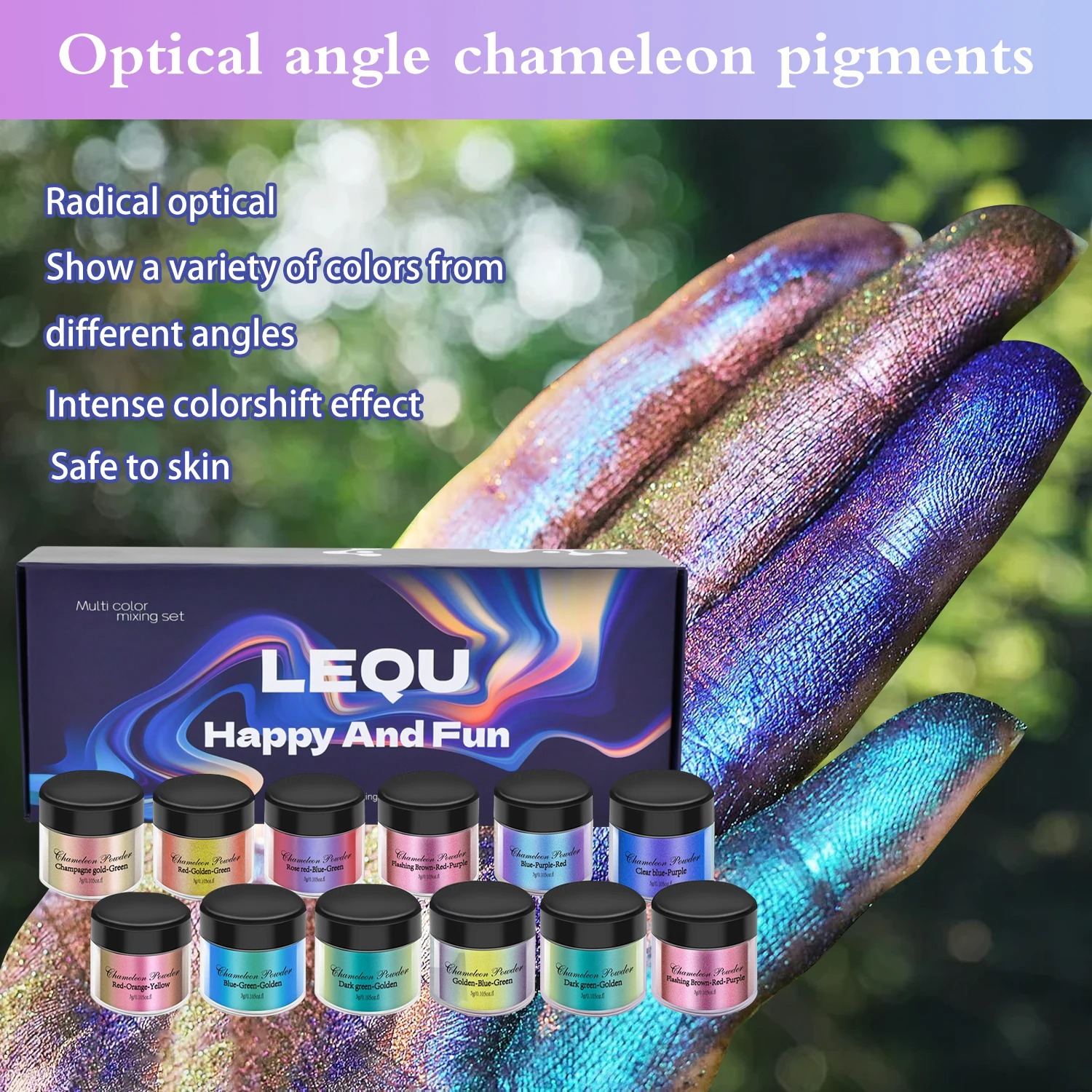 A set of chameleon pink nail c - огляд і ціна Resin Pigment Set