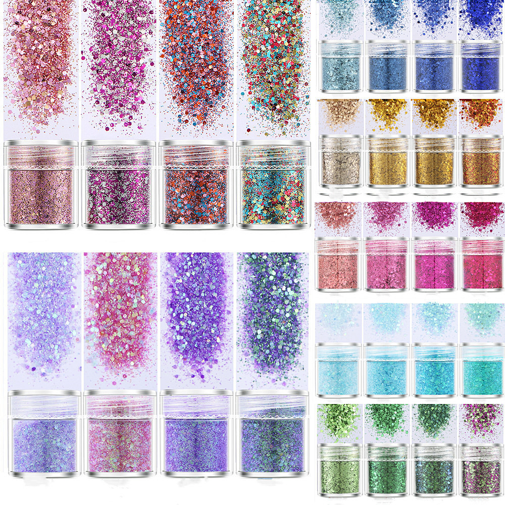 SNASAN 4Pcs Color Superfine Gl - огляд і ціна Resin Jewelry Kit
