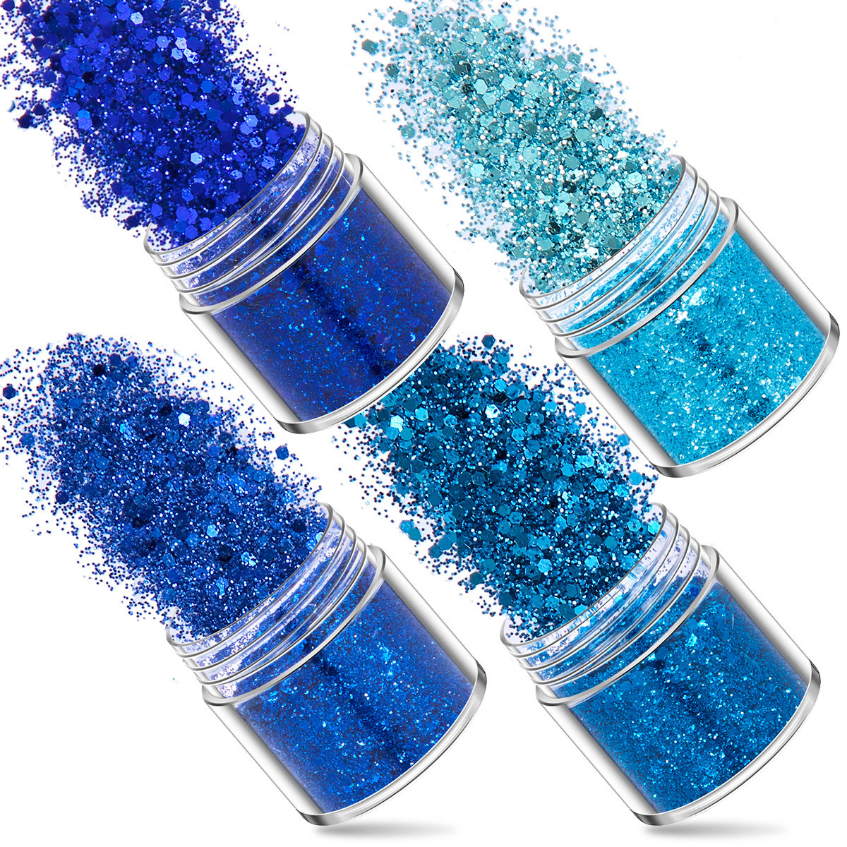 SNASAN 4Pcs Color Superfine Gl - огляд і ціна Resin Jewelry Kit