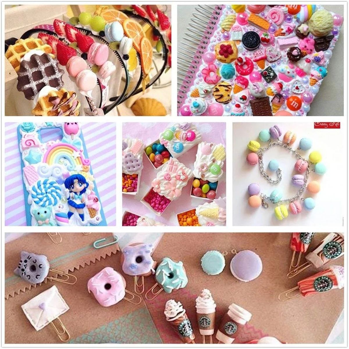 30pcs Random Candy Slime Charm - огляд і ціна Resin Jewelry Kit