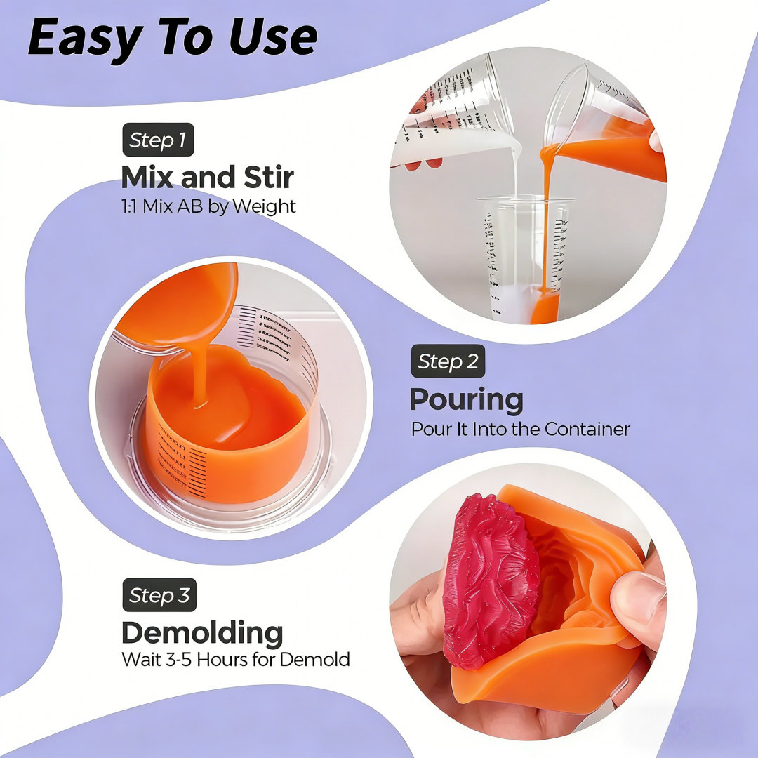 Durable Liquid Rubber Material - огляд і ціна Resin Craft Supplies