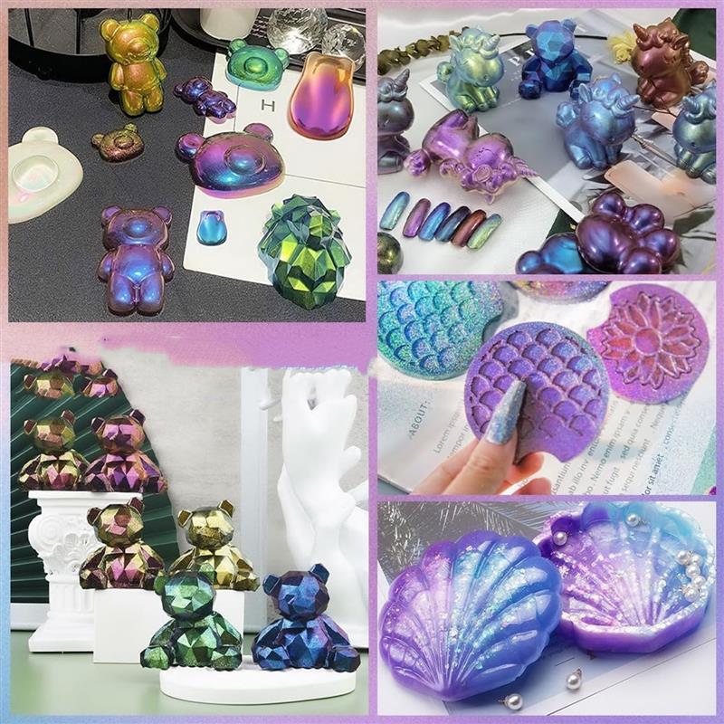 3g Mirror Chameleons Resin Pig - огляд і ціна Resin Pigment Set
