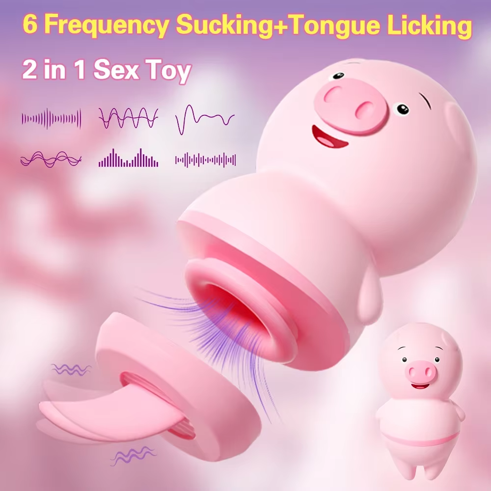 Mini Pig Licking Tongue Vibrat - огляд і ціна Vacuum Chamber Small