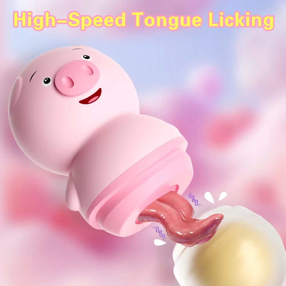 Mini Pig Licking Tongue Vibrat - огляд і ціна Vacuum Chamber Small