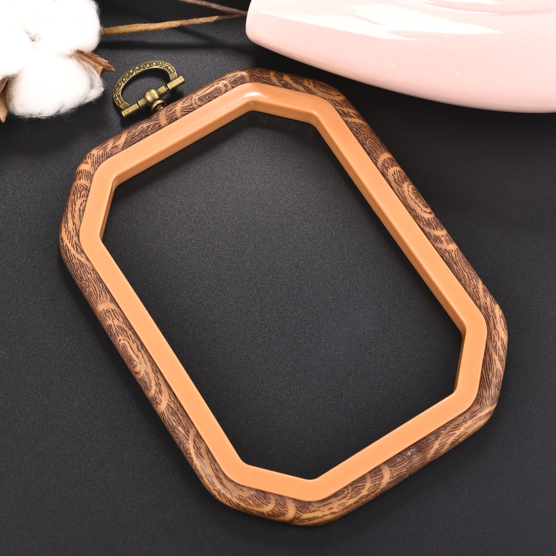 10-26cm Imitation Wood Embroid - огляд і ціна Wood Ring Blank