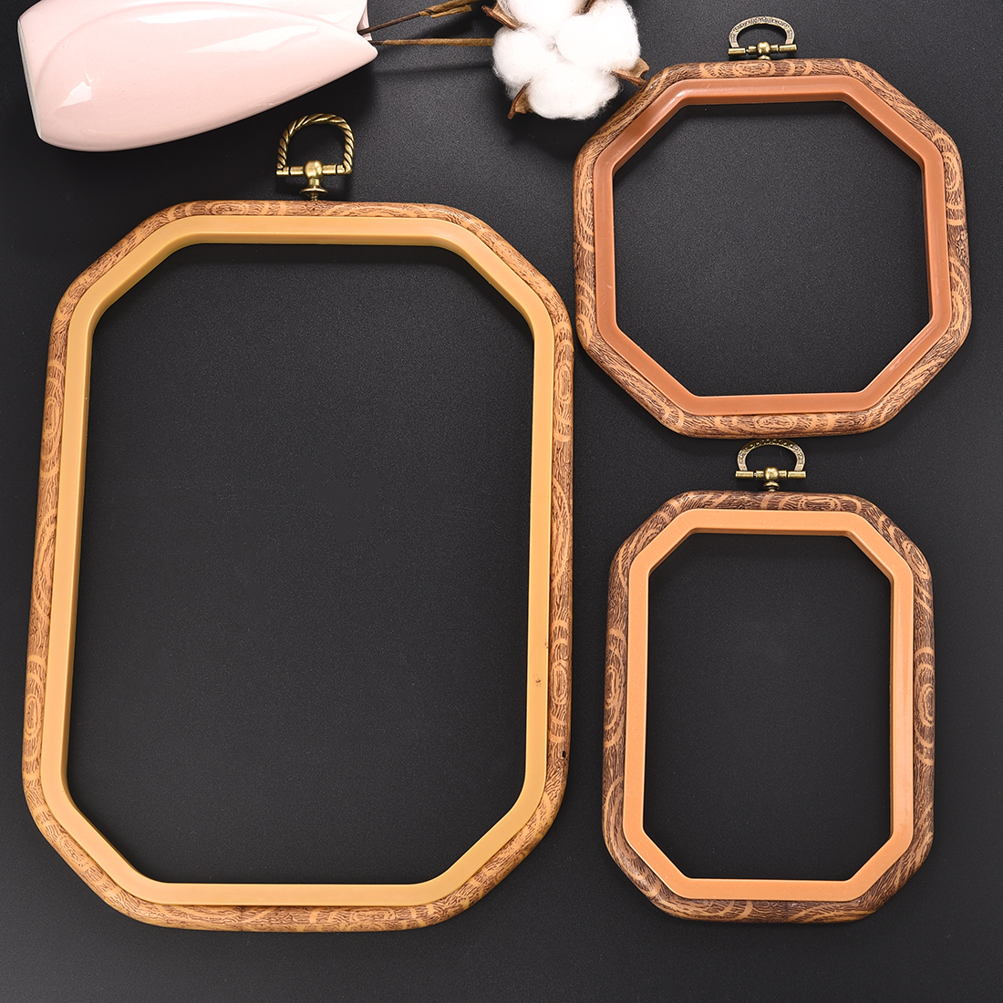 10-26cm Imitation Wood Embroid - огляд і ціна Wood Ring Blank