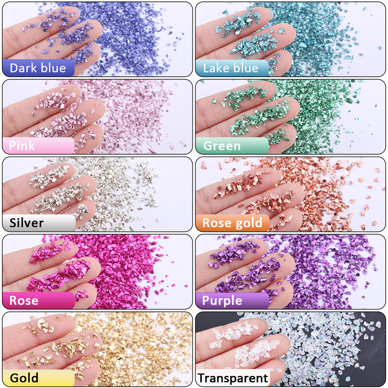 Epoxy Resin Colorful Metallic  - огляд і ціна Gold Foil Flakes